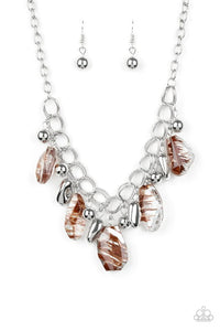 Paparazzi Necklace - Chroma Drama - Brown