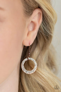Paparazzi Necklace - City Circus - Copper