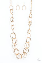 Load image into Gallery viewer, Paparazzi Necklace - Elegantly Ensnared - Gold
