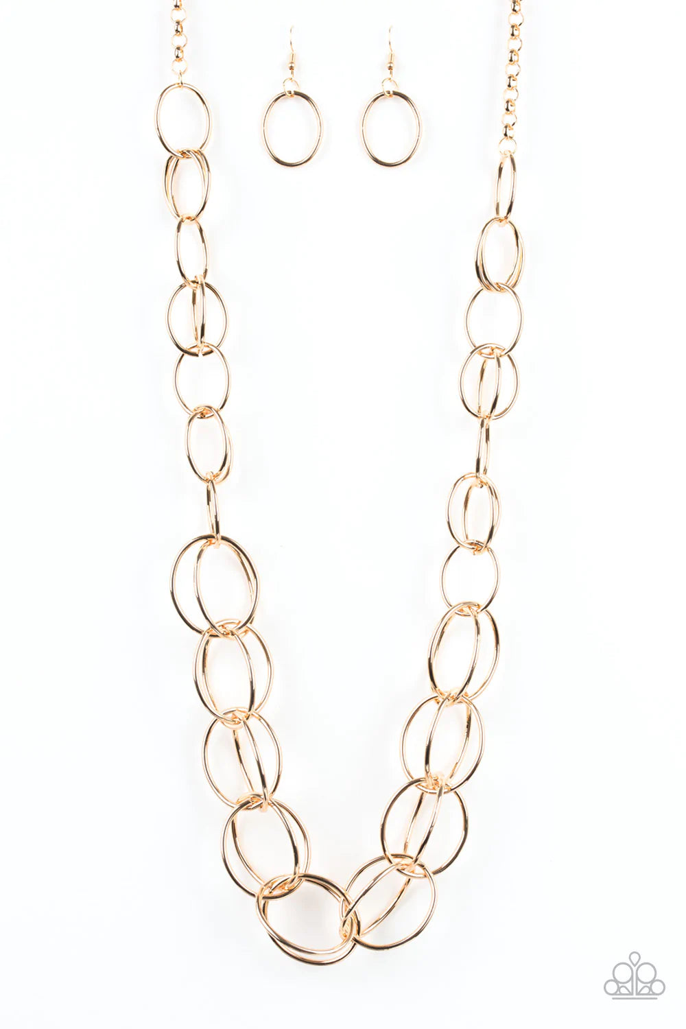 Paparazzi Necklace - Elegantly Ensnared - Gold