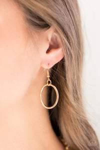 Paparazzi Necklace - Elegantly Ensnared - Gold