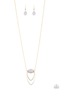 Paparazzi Necklace - Quarry Quest - Gold