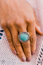 Load image into Gallery viewer, Paparazzi Ring - Geo Glyphs - Blue
