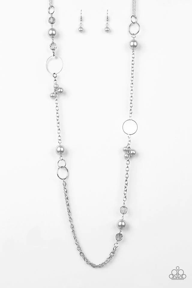 Paparazzi Necklace - Pageant Princess - Silver