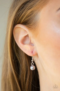 Paparazzi Necklace - Teardrop Serenity - Silver