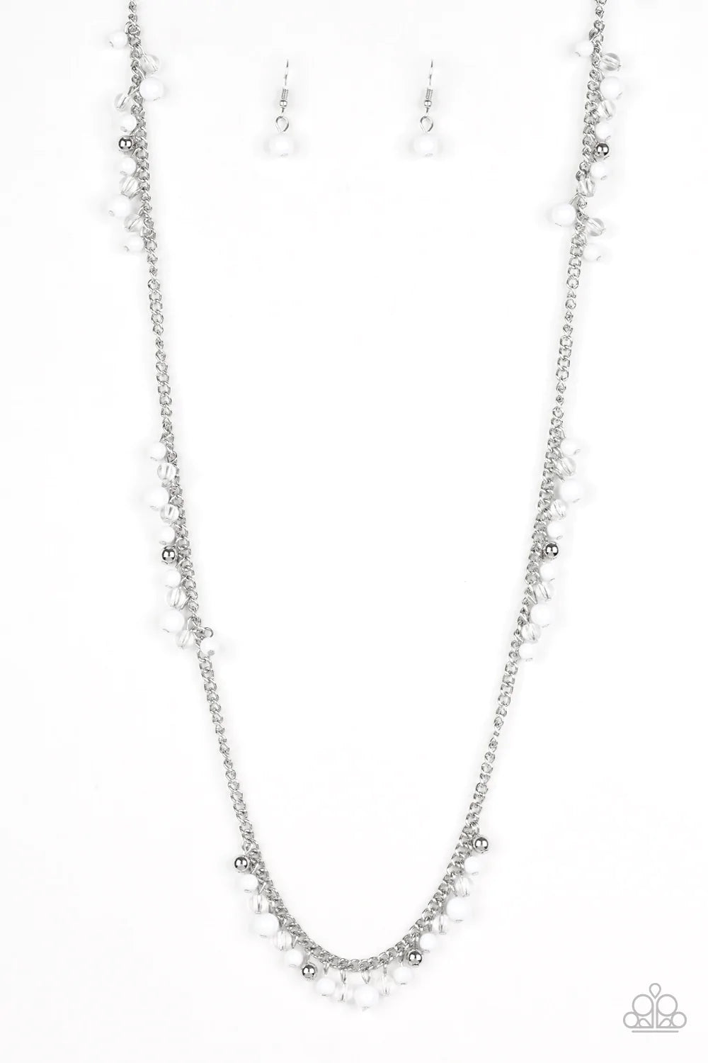 Paparazzi Necklace - Miami Mojito - White