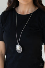 Load image into Gallery viewer, Paparazzi Necklace - Medallion Meadow - White
