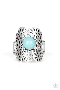 Paparazzi Ring - Flower Shower - Blue