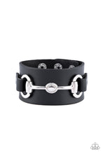 Load image into Gallery viewer, Paparazzi Bracelet - Biker Band - Black
