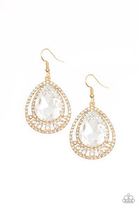 Paparazzi Earring- All Rise For Her Majesty - Gold