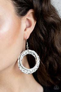 Paparazzi Earring - Cinematic Shimmer - White
