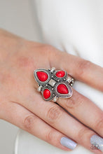 Load image into Gallery viewer, Paparazzi Ring - Dune Runner - Red
