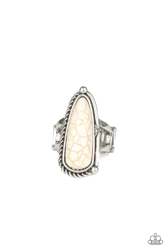 Paparazzi Ring - Pioneer Plains - White