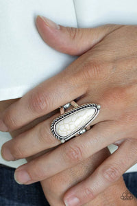 Paparazzi Ring - Pioneer Plains - White