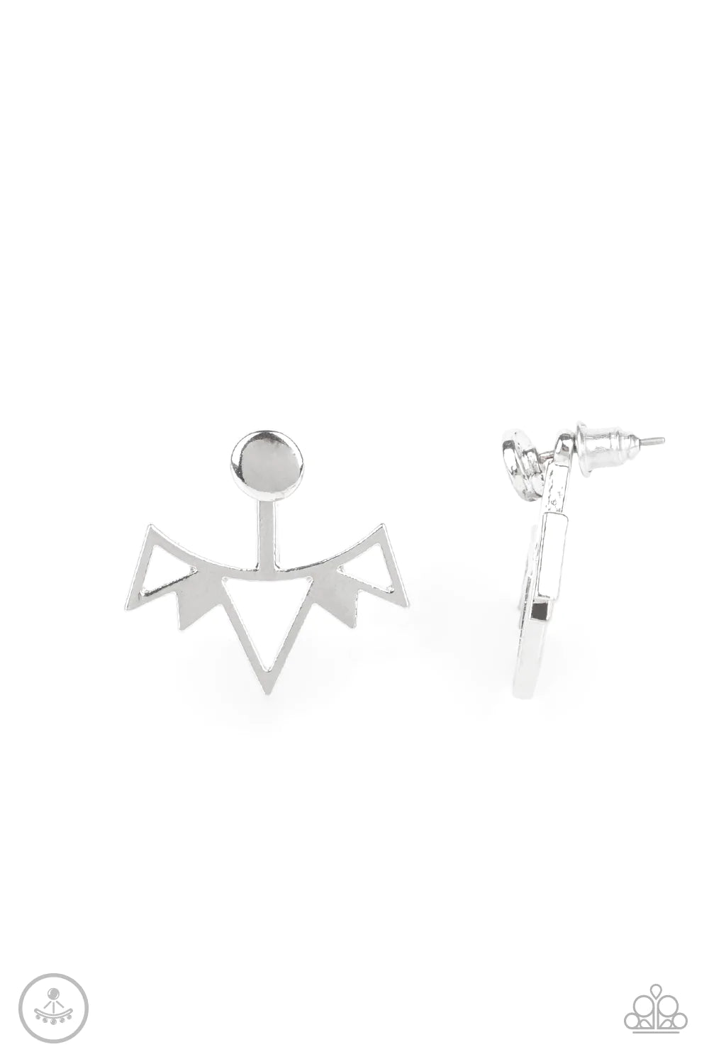 Paparazzi Earring - Like A Flash - Silver