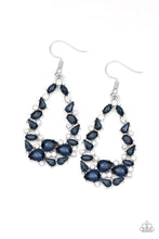 Load image into Gallery viewer, Paparazzi Earring - To BEDAZZLE, or Not To BEDAZZLE - Blue
