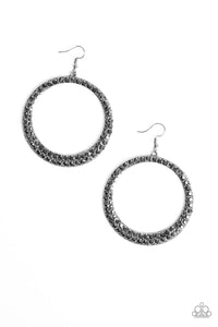 Paparazzi Earring - So Demanding - Silver