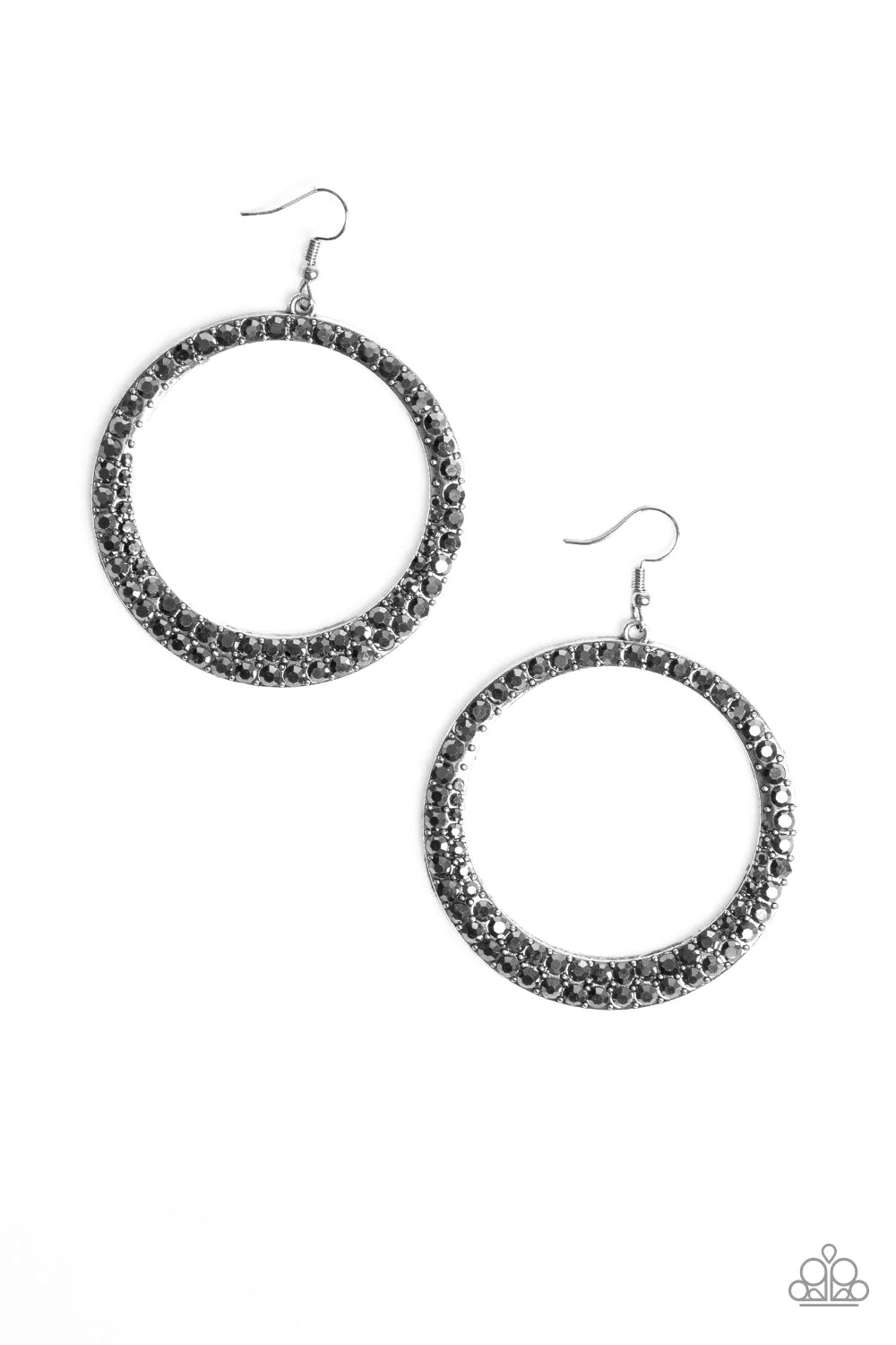 Paparazzi Earring - So Demanding - Silver