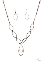 Load image into Gallery viewer, Paparazzi Necklace - All OVAL Town - Copper
