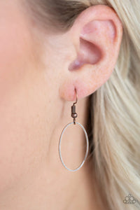 Paparazzi Necklace - All OVAL Town - Copper