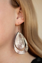 Load image into Gallery viewer, Paparazzi Earring - Fiery Firework - Copper
