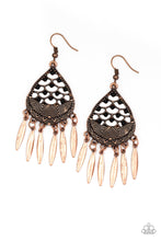 Load image into Gallery viewer, Paparazzi Earring - Wolf Den - Copper
