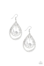Load image into Gallery viewer, Paparazzi Earring - Famous - White
