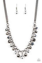 Load image into Gallery viewer, Paparazzi Necklace - And The Crowd Cheers - Black

