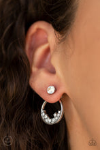 Load image into Gallery viewer, Paparazzi Earring -Rich Blitz - White
