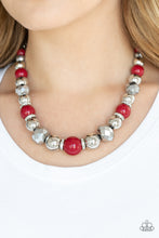 Load image into Gallery viewer, Paparazzi Necklace - Weekend Party - Red
