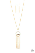 Load image into Gallery viewer, Paparazzi Necklace - Terra Tassel - Gold
