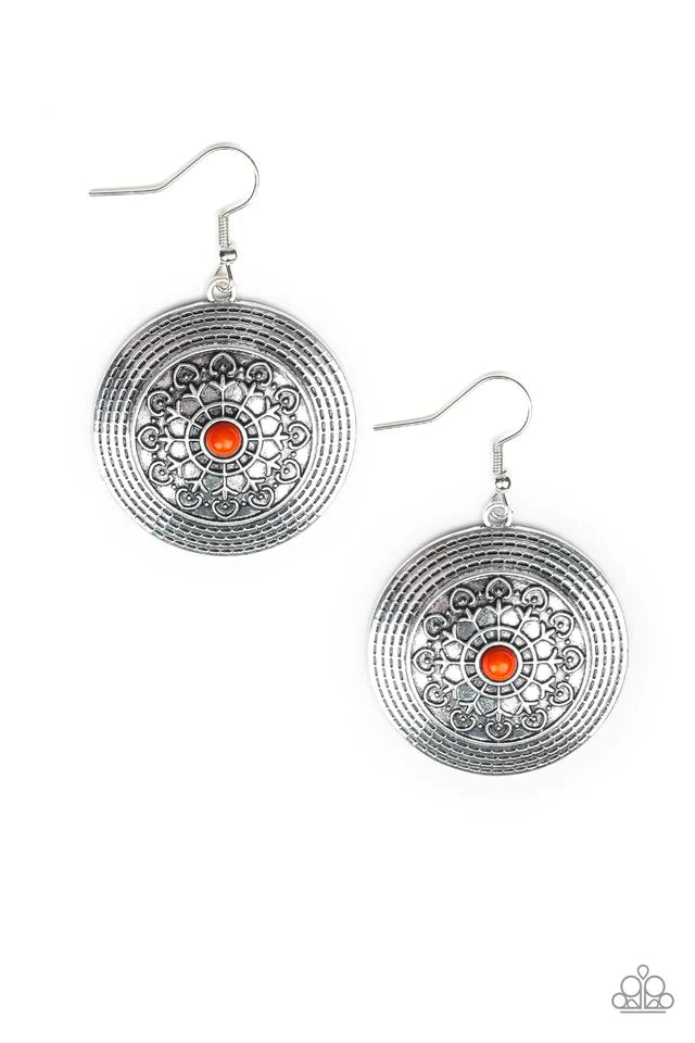 Paparazzi Earring - Karma Drama - Orange