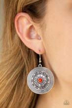 Load image into Gallery viewer, Paparazzi Earring - Karma Drama - Orange
