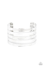 Load image into Gallery viewer, Paparazzi Bracelet -Big Time Shine - White
