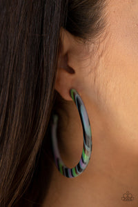 Paparazzi Earring - HAUTE-Blooded - Green