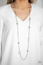 Load image into Gallery viewer, Paparazzi Necklace - Duchess Dazzle - Silver
