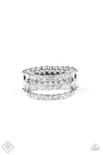 Load image into Gallery viewer, Paparazzi Ring - Seeking Shimmer - White
