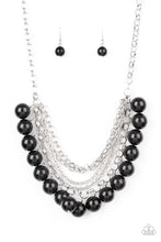 Load image into Gallery viewer, Paparazzi Necklace - One-Way WALL STREET - Black
