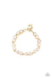 Paparazzi Bracelet - By All Means - Gold