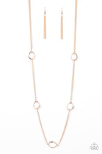 Load image into Gallery viewer, Paparazzi Necklace - Teardrop Timelessness - Rose Gold
