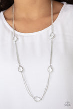Load image into Gallery viewer, Paparazzi Necklace - Teardrop Timelessness - White
