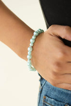 Load image into Gallery viewer, Paparazzi Bracelet - Powder and Pearls - Blue

