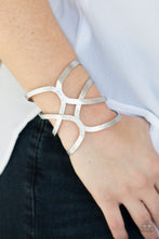 Load image into Gallery viewer, Paparazzi Bracelet - Crossing The Finish Line - Silver
