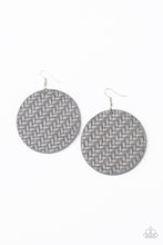 Load image into Gallery viewer, Paparazzi Earring - Plaited Plains - Silver
