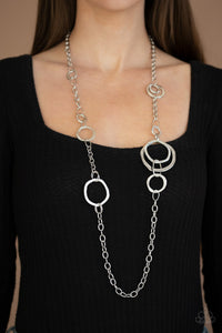 Paparazzi Necklace - Amped Up Metallics - Silver