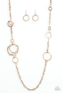 Paparazzi Necklace - Amped Up Metallics - Gold
