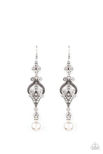 Load image into Gallery viewer, Paparazzi Earring - Elegantly Extravagant - White
