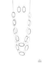 Load image into Gallery viewer, Paparazzi Necklace - Glimmer Goals - Silver
