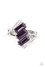 Load image into Gallery viewer, Paparazzi Ring - Triple Razzle - Purple
