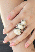 Load image into Gallery viewer, Paparazzi Ring -Rural Revolution - White
